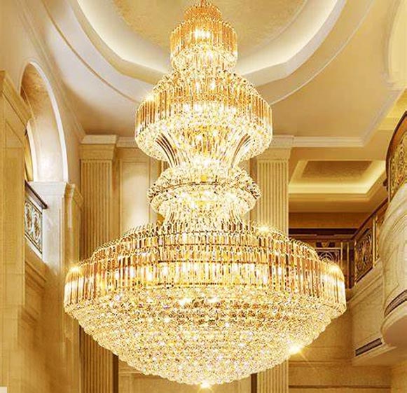 prispôsobenie hotely villa lustre vysoké stropné osvetlenie moderný LED luster