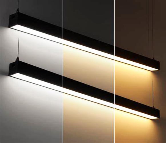 iluminações Lineares conduzidas